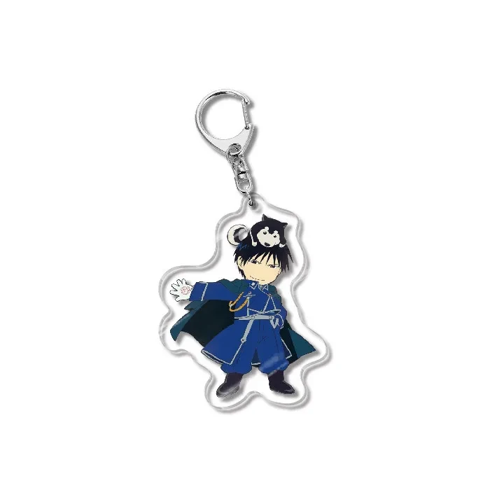 Fullmetal Alchemist Edward Elric Acrylic Anime Keychain Jewelry Fan Key Chain Collection Móc Treo Đeo Thoại, Standee, Móc Khoá In Theo Yêu Cầu, Chất Liệu Mica Dày 4mm, Kích Thước 5.5 Cm, Có In Test Mẫu