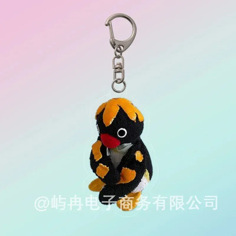 Funny Anime Cute Penguin Key Chain Bag Pendant Gift Micro Landscape Decoration Key Ring Móc Treo Đeo Thoại, Standee, Móc Khoá In Theo Yêu Cầu, Chất Liệu Mica Dày 4mm, Kích Thước 5.5 Cm, Có In Test Mẫu