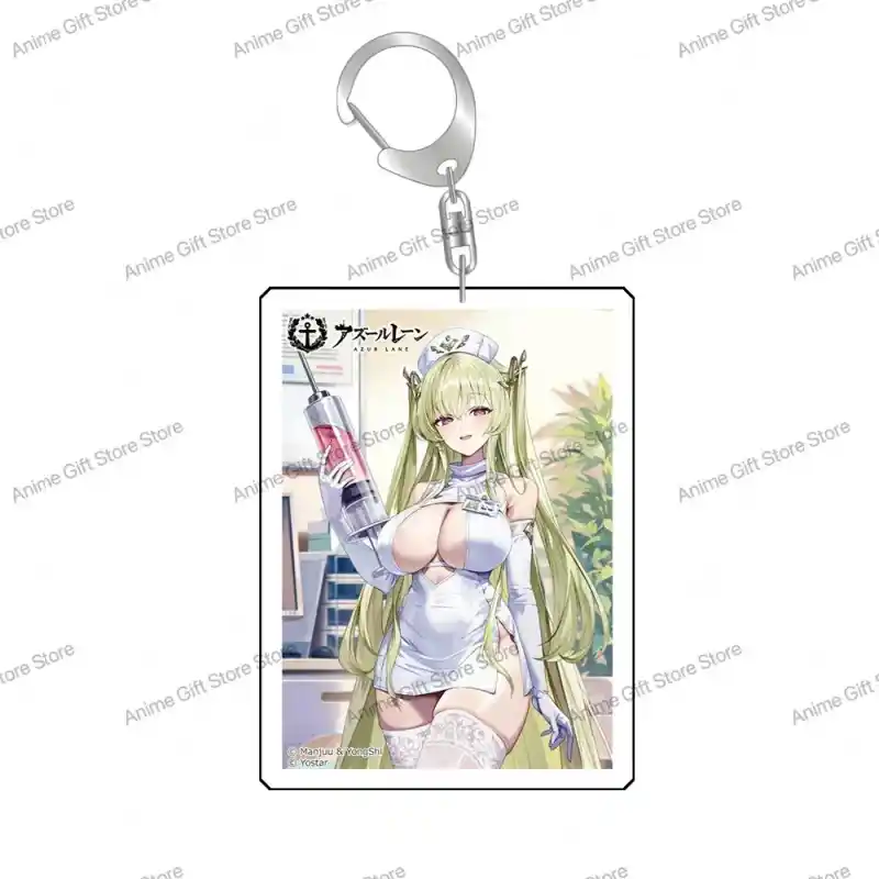 Game Anime Azur Lane Acrylic Keychain Collect Accessories Backpack Pendant Decorate Hang Móc Treo Đeo Thoại, Standee, Móc Khoá In Theo Yêu Cầu, Chất Liệu Mica Dày 4mm, Kích Thước 5.5 Cm, Có In Test Mẫu