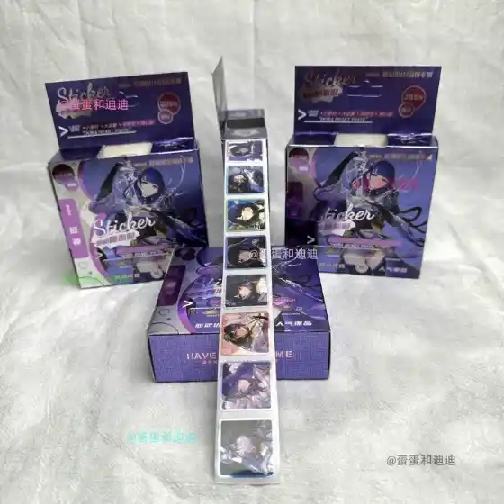 game-impact-200-laser-stickerroll-waterp-var4-1789446552576-9 Game Impact 200 Laser Sticker/roll Waterproof Embossed Handbook Sticker Acrylic Diy Keychain Móc Treo Đeo Thoại, Standee, Móc Khoá In Theo Yêu Cầu, Chất Liệu Mica Dày 4mm, Kích Thước 5.5 Cm, Có In Test Mẫu