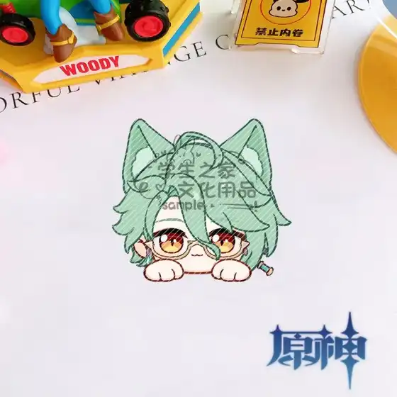 game-impact-baizhu-scaramouche-rabbit-ea-var4-1789446351737-953 Game Impact Baizhu Scaramouche Rabbit Ears Acrylic Brooch Key Ring Kids Keyring Boy Girls Pin Móc Treo Đeo Thoại, Standee, Móc Khoá In Theo Yêu Cầu, Chất Liệu Mica Dày 4mm, Kích Thước 5.5 Cm, Có In Test Mẫu