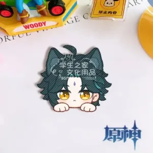Game Impact Baizhu Scaramouche Rabbit Ears Acrylic Brooch Key Ring Kids Keyring Boy Girls Pin Móc Treo Đeo Thoại, Standee, Móc Khoá In Theo Yêu Cầu, Chất Liệu Mica Dày 4mm, Kích Thước 5.5 Cm, Có In Test Mẫu Game Impact Baizhu Scaramouche Rabbit Ears Acrylic Brooch Key Ring Kids Keyring Boy Girls Pin Móc Treo Đeo Thoại, Standee, Móc Khoá In Theo Yêu Cầu, Chất Liệu Mica Dày 4mm, Kích Thước 5.5 Cm, Có In Test Mẫu