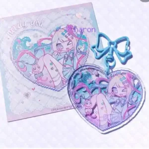 Game Needy Girl Overdose Rain Ame Kange Cosplay Keychain Acrylic Heart Pendant Keyring Key Móc Treo Đeo Thoại, Standee, Móc Khoá In Theo Yêu Cầu, Chất Liệu Mica Dày 4mm, Kích Thước 5.5 Cm, Có In Test Mẫu Game Needy Girl Overdose Rain Ame Kange Cosplay Keychain Acrylic Heart Pendant Keyring Key Móc Treo Đeo Thoại, Standee, Móc Khoá In Theo Yêu Cầu, Chất Liệu Mica Dày 4mm, Kích Thước 5.5 Cm, Có In Test Mẫu