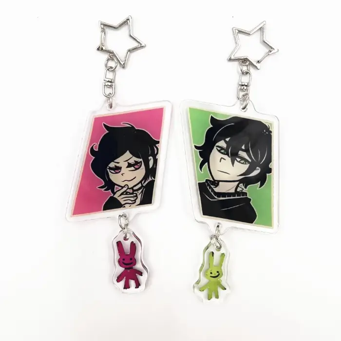 Game The Coffin Of Andy And Leyley Cosplay Keychains Unisex Keyrings Acrylic Bag Pendant Key Móc Treo Đeo Thoại, Standee, Móc Khoá In Theo Yêu Cầu, Chất Liệu Mica Dày 4mm, Kích Thước 5.5 Cm, Có In Test Mẫu