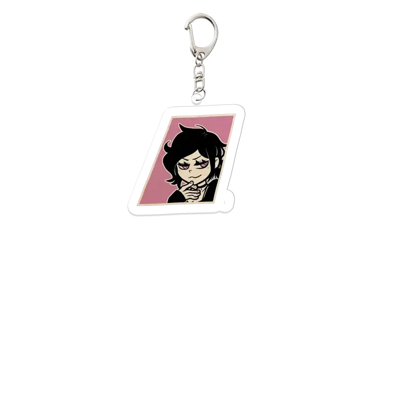 Game The Coffin Of Andy And Leyley Cosplay Keychain Key Ring Acrylic Little Rabbit Pendant Móc Treo Đeo Thoại, Standee, Móc Khoá In Theo Yêu Cầu, Chất Liệu Mica Dày 4mm, Kích Thước 5.5 Cm, Có In Test Mẫu