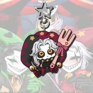 Game The Freak Circus Pierrot Cosplay Keychain Kawaii Acrylic Joker Clown Pendant Keyring Key Móc Treo Đeo Thoại, Standee, Móc Khoá In Theo Yêu Cầu, Chất Liệu Mica Dày 4mm, Kích Thước 5.5 Cm, Có In Test Mẫu Game The Freak Circus Pierrot Cosplay Keychain Kawaii Acrylic Joker Clown Pendant Keyring Key Móc Treo Đeo Thoại, Standee, Móc Khoá In Theo Yêu Cầu, Chất Liệu Mica Dày 4mm, Kích Thước 5.5 Cm, Có In Test Mẫu