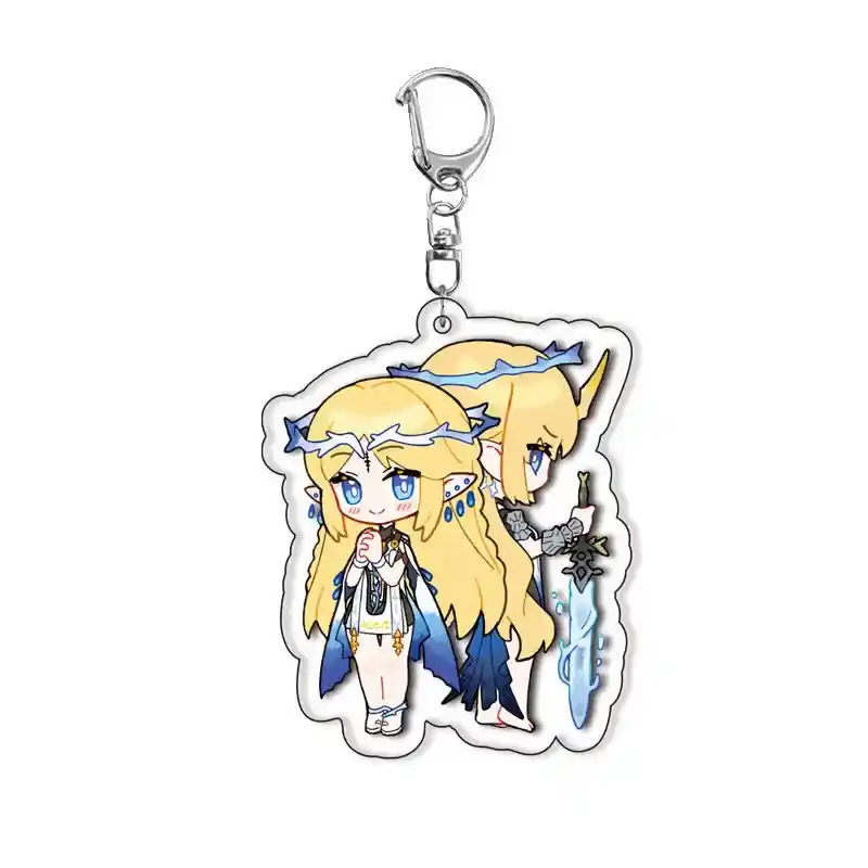 Game Wuthering Waves Carlotta Phoebe Cartethyia Acrylic Keychain Cute Cartoon Figure Key Móc Treo Đeo Thoại, Standee, Móc Khoá In Theo Yêu Cầu, Chất Liệu Mica Dày 4mm, Kích Thước 5.5 Cm, Có In Test Mẫu