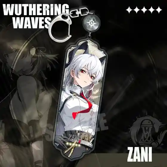 Game Wuthering Waves Zani Ciaccona Phoebe Cantarella Encore Cosplay Keychain Acrylic Keyring Móc Treo Đeo Thoại, Standee, Móc Khoá In Theo Yêu Cầu, Chất Liệu Mica Dày 4mm, Kích Thước 5.5 Cm, Có In Test Mẫu