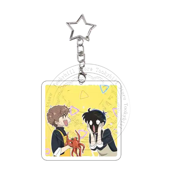 Ganbare Nakamura-kun Acrylic Keychain Exquisite Student Anime Cartoon Characters Keyring Bag Móc Treo Đeo Thoại, Standee, Móc Khoá In Theo Yêu Cầu, Chất Liệu Mica Dày 4mm, Kích Thước 5.5 Cm, Có In Test Mẫu