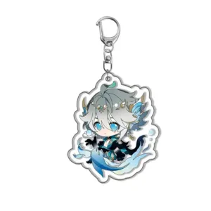 Genshin Impact Furina Navia Neuvillette Nahida Beelzebul Hu Tao Keychain Anime Game Backpack Móc Treo Đeo Thoại, Standee, Móc Khoá In Theo Yêu Cầu, Chất Liệu Mica Dày 4mm, Kích Thước 5.5 Cm, Có In Test Mẫu