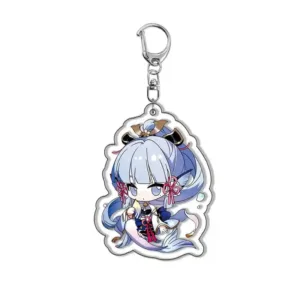 Genshin Impact Furina Navia Neuvillette Nahida Beelzebul Hu Tao Keychain Anime Game Backpack Móc Treo Đeo Thoại, Standee, Móc Khoá In Theo Yêu Cầu, Chất Liệu Mica Dày 4mm, Kích Thước 5.5 Cm, Có In Test Mẫu