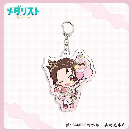 Gold Medalist Anime Peripherals Inori Yuitsuka Figurine Acrylic Keychain Hikaru Kamisaki Móc Treo Đeo Thoại, Standee, Móc Khoá In Theo Yêu Cầu, Chất Liệu Mica Dày 4mm, Kích Thước 5.5 Cm, Có In Test Mẫu
