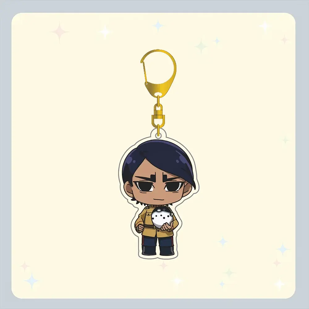 golden-kamuy-acrylic-keychain-chibi-sugi-var4-1789569260340-687 Golden Kamuy Acrylic Keychain - Chibi Sugimoto Asirpa Ogata Shiraishi Figures Keyring, Food Móc Treo Đeo Thoại, Standee, Móc Khoá In Theo Yêu Cầu, Chất Liệu Mica Dày 4mm, Kích Thước 5.5 Cm, Có In Test Mẫu
