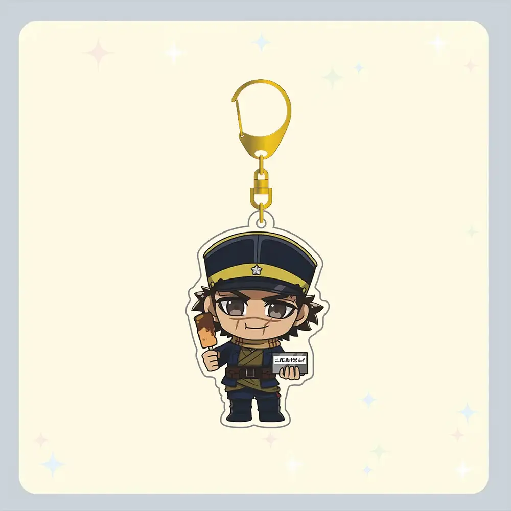 golden-kamuy-acrylic-keychain-chibi-sugi-var8-1789569299396-719 Golden Kamuy Acrylic Keychain - Chibi Sugimoto Asirpa Ogata Shiraishi Figures Keyring, Food Móc Treo Đeo Thoại, Standee, Móc Khoá In Theo Yêu Cầu, Chất Liệu Mica Dày 4mm, Kích Thước 5.5 Cm, Có In Test Mẫu