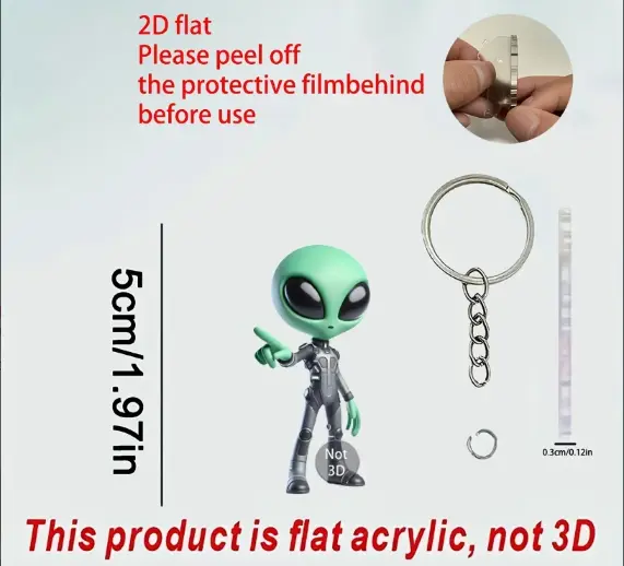 green-alien-keychain-2d-science-fiction-var5-1789474083439-253 Green Alien Keychain 2d Science Fiction Acrylic Hanging Ornament Car Pendant Backpack Wallet Móc Treo Đeo Thoại, Standee, Móc Khoá In Theo Yêu Cầu, Chất Liệu Mica Dày 4mm, Kích Thước 5.5 Cm, Có In Test Mẫu