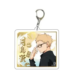 Haikyuu!! Anime Acrylic Keychain Jewelry Friends Key Chain Campus Related Products Creativity Móc Treo Đeo Thoại, Standee, Móc Khoá In Theo Yêu Cầu, Chất Liệu Mica Dày 4mm, Kích Thước 5.5 Cm, Có In Test Mẫu