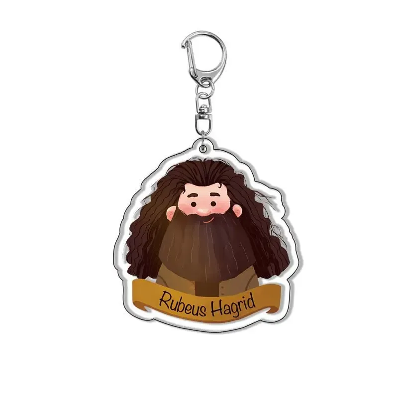 Harry Potter Q Version Acrylic Keychain Charms Pendant Classic Movie Fans Collection Souvenir Móc Treo Đeo Thoại, Standee, Móc Khoá In Theo Yêu Cầu, Chất Liệu Mica Dày 4mm, Kích Thước 5.5 Cm, Có In Test Mẫu