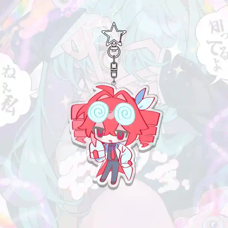 Hatsune Miku Acrylic Keychain Kasane Teto Kawaii Pendant Student Bag Charm Decoration Móc Treo Đeo Thoại, Standee, Móc Khoá In Theo Yêu Cầu, Chất Liệu Mica Dày 4mm, Kích Thước 5.5 Cm, Có In Test Mẫu
