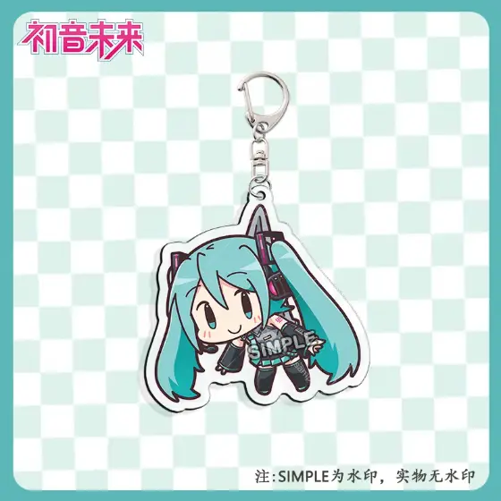 Hatsune Miku Pjsk Q Version Acrylic Keychain Lovely Bag Charms Pendant Gift Key Chain Móc Treo Đeo Thoại, Standee, Móc Khoá In Theo Yêu Cầu, Chất Liệu Mica Dày 4mm, Kích Thước 5.5 Cm, Có In Test Mẫu