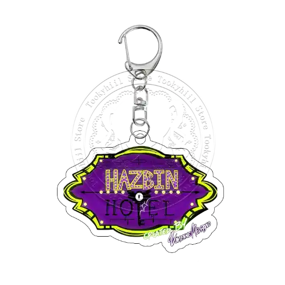 Hazbin Hotel Acrylic Keychain Anime Cartoon Characters Alastor Role Model Vaggie Decor Móc Treo Đeo Thoại, Standee, Móc Khoá In Theo Yêu Cầu, Chất Liệu Mica Dày 4mm, Kích Thước 5.5 Cm, Có In Test Mẫu