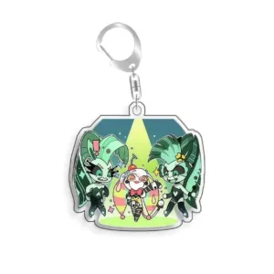 Hazbin Hotel Millee Blitzo Vox Fizzarolli Acrylic Selfmade Keychain Cute Backpack Pendant Key Móc Treo Đeo Thoại, Standee, Móc Khoá In Theo Yêu Cầu, Chất Liệu Mica Dày 4mm, Kích Thước 5.5 Cm, Có In Test Mẫu Hazbin Hotel Millee Blitzo Vox Fizzarolli Acrylic Selfmade Keychain Cute Backpack Pendant Key Móc Treo Đeo Thoại, Standee, Móc Khoá In Theo Yêu Cầu, Chất Liệu Mica Dày 4mm, Kích Thước 5.5 Cm, Có In Test Mẫu