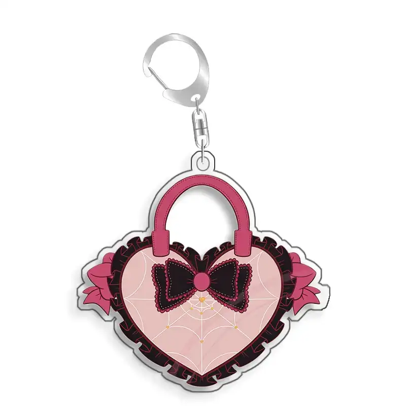 Hazbin Hotel Vaggie Angel Dust Vox Milly Alastor Homemade Acrylic Keychain Pendant Bag Charms Móc Treo Đeo Thoại, Standee, Móc Khoá In Theo Yêu Cầu, Chất Liệu Mica Dày 4mm, Kích Thước 5.5 Cm, Có In Test Mẫu