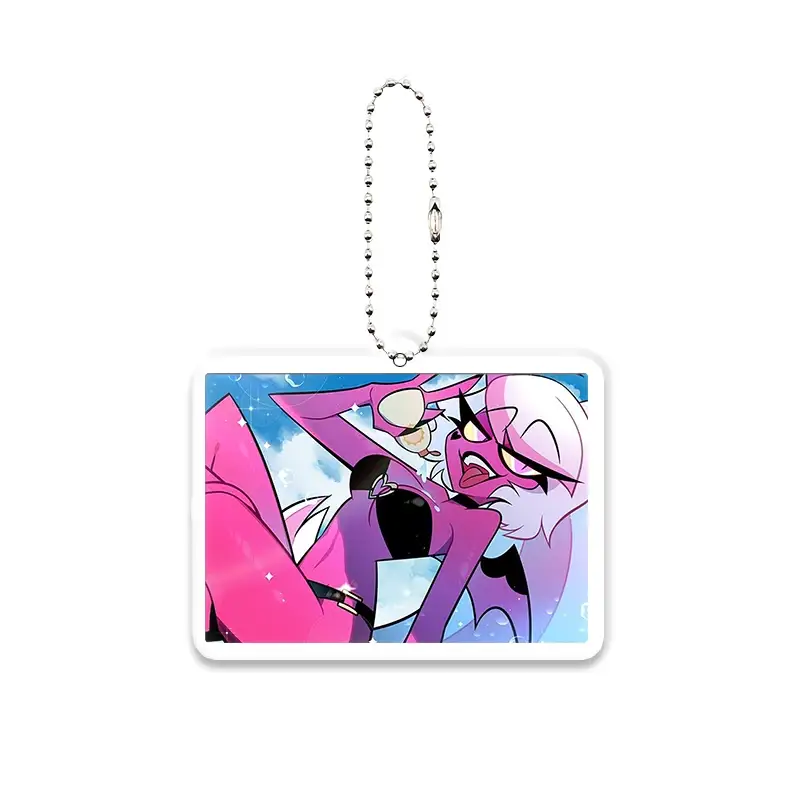 Helluva Boss Acrylic Keychain Decor Cartoon Student Verosika Loona Blitz Bag Pendant Móc Treo Đeo Thoại, Standee, Móc Khoá In Theo Yêu Cầu, Chất Liệu Mica Dày 4mm, Kích Thước 5.5 Cm, Có In Test Mẫu