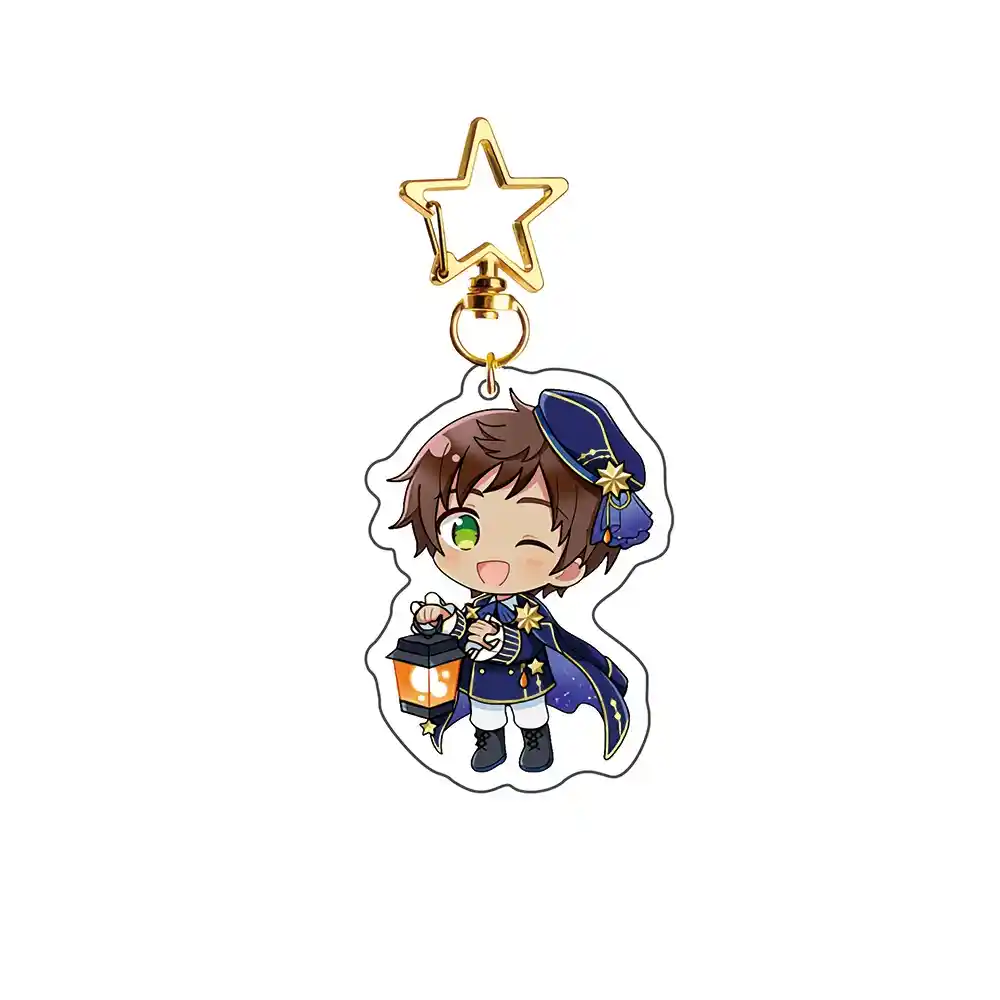 Hetalia Acrylic Keychain Star Pendant, Cute Chibi Axis Powers Figures Keyring Perfect Móc Treo Đeo Thoại, Standee, Móc Khoá In Theo Yêu Cầu, Chất Liệu Mica Dày 4mm, Kích Thước 5.5 Cm, Có In Test Mẫu