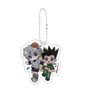 Hisoka Killua Zoldyck Hunter× Pendant Bag Decor Anime Cartoon Cosplay Props Kawaii Q Version Móc Treo Đeo Thoại, Standee, Móc Khoá In Theo Yêu Cầu, Chất Liệu Mica Dày 4mm, Kích Thước 5.5 Cm, Có In Test Mẫu