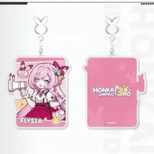 Honkai Impact 3rd Elysia Cute Little Girl Homu Key Chain Acrylic Figure Raiden Mei Bronya Móc Treo Đeo Thoại, Standee, Móc Khoá In Theo Yêu Cầu, Chất Liệu Mica Dày 4mm, Kích Thước 5.5 Cm, Có In Test Mẫu