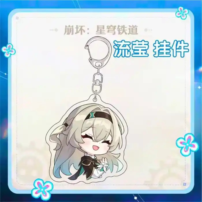 honkai-star-rail-firefly-anime-keychain-var2-1789448183621-121 Honkai Star Rail Firefly Anime Keychain Key Chain Ring Acrylic Car Keyring Party Pendant Móc Treo Đeo Thoại, Standee, Móc Khoá In Theo Yêu Cầu, Chất Liệu Mica Dày 4mm, Kích Thước 5.5 Cm, Có In Test Mẫu