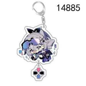 Honkai Star Rail Jing Yuan Kafka Aventurine Keychain Acrylic Key Ring Friend Gift Game Móc Treo Đeo Thoại, Standee, Móc Khoá In Theo Yêu Cầu, Chất Liệu Mica Dày 4mm, Kích Thước 5.5 Cm, Có In Test Mẫu