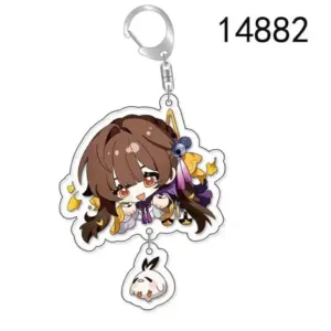 Honkai Star Rail Jing Yuan Kafka Aventurine Keychain Acrylic Key Ring Friend Gift Game Móc Treo Đeo Thoại, Standee, Móc Khoá In Theo Yêu Cầu, Chất Liệu Mica Dày 4mm, Kích Thước 5.5 Cm, Có In Test Mẫu