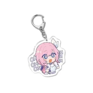 Honkai Star Rail March 7th Jing Yuan Keychain Figure Acrylic Girl Gift Accessories Car Cute Móc Treo Đeo Thoại, Standee, Móc Khoá In Theo Yêu Cầu, Chất Liệu Mica Dày 4mm, Kích Thước 5.5 Cm, Có In Test Mẫu