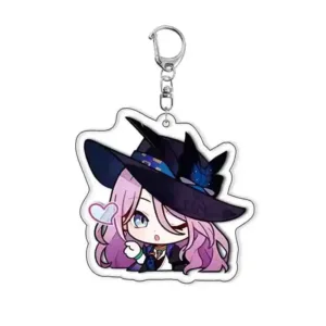 Honkai Star Rail Yunli Anime Keychain Key Chain Ring Acrylic Car Keyring Girls Boys Firefly Móc Treo Đeo Thoại, Standee, Móc Khoá In Theo Yêu Cầu, Chất Liệu Mica Dày 4mm, Kích Thước 5.5 Cm, Có In Test Mẫu