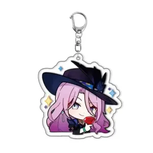 Honkai Star Rail Yunli Anime Keychain Key Chain Ring Acrylic Car Keyring Girls Boys Firefly Móc Treo Đeo Thoại, Standee, Móc Khoá In Theo Yêu Cầu, Chất Liệu Mica Dày 4mm, Kích Thước 5.5 Cm, Có In Test Mẫu