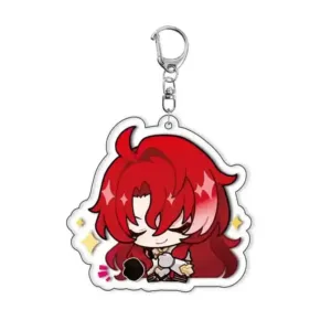 Honkai Star Rail Yunli Anime Keychain Key Chain Ring Acrylic Car Keyring Girls Boys Firefly Móc Treo Đeo Thoại, Standee, Móc Khoá In Theo Yêu Cầu, Chất Liệu Mica Dày 4mm, Kích Thước 5.5 Cm, Có In Test Mẫu