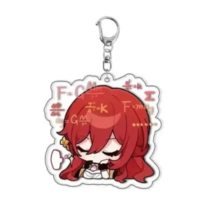 Honkai Star Rail Yunli Anime Keychain Key Chain Ring Acrylic Car Keyring Girls Boys Firefly Móc Treo Đeo Thoại, Standee, Móc Khoá In Theo Yêu Cầu, Chất Liệu Mica Dày 4mm, Kích Thước 5.5 Cm, Có In Test Mẫu
