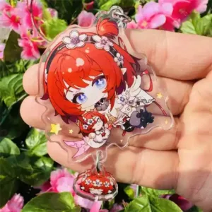 Honkai:star Rail Mydie Tribbie Double-sided Sandwich Jewelry Acrylic Keychain Roles Figures Móc Treo Đeo Thoại, Standee, Móc Khoá In Theo Yêu Cầu, Chất Liệu Mica Dày 4mm, Kích Thước 5.5 Cm, Có In Test Mẫu