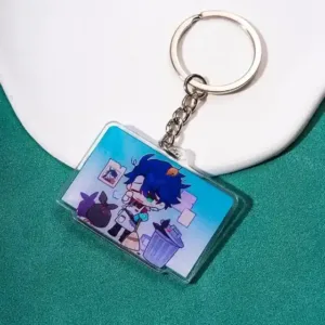 Honkai:star Rail Rectangle Key Chain Acrylic Figure Tingyun Fuxuan Yanqing Jingyuan Keychains Móc Treo Đeo Thoại, Standee, Móc Khoá In Theo Yêu Cầu, Chất Liệu Mica Dày 4mm, Kích Thước 5.5 Cm, Có In Test Mẫu