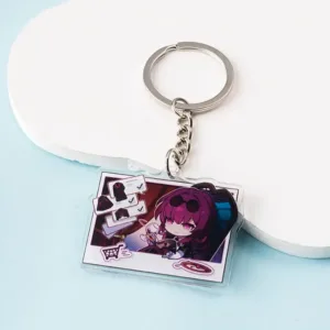 Honkai:star Rail Rectangle Key Chain Acrylic Figure Tingyun Fuxuan Yanqing Jingyuan Keychains Móc Treo Đeo Thoại, Standee, Móc Khoá In Theo Yêu Cầu, Chất Liệu Mica Dày 4mm, Kích Thước 5.5 Cm, Có In Test Mẫu
