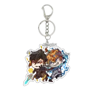 Hot Anime Game Kamisato Ayaka Arlecchino Navia Anime Cartoon Cute Acrylic Model Double-sided Móc Treo Đeo Thoại, Standee, Móc Khoá In Theo Yêu Cầu, Chất Liệu Mica Dày 4mm, Kích Thước 5.5 Cm, Có In Test Mẫu