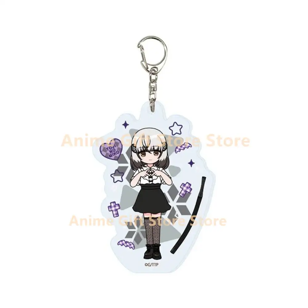 Hot Anime Katana Maidens Acrylic Keychain Cartoon Pendant Collecting Accessories Fan Gift Móc Treo Đeo Thoại, Standee, Móc Khoá In Theo Yêu Cầu, Chất Liệu Mica Dày 4mm, Kích Thước 5.5 Cm, Có In Test Mẫu