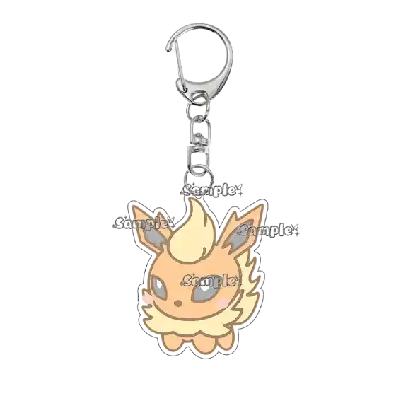 Hot Kawaii Eevee Umbreon Jolteon Leafeon Cute Acrylic Keychain Accessories Fashion Creative Móc Treo Đeo Thoại, Standee, Móc Khoá In Theo Yêu Cầu, Chất Liệu Mica Dày 4mm, Kích Thước 5.5 Cm, Có In Test Mẫu