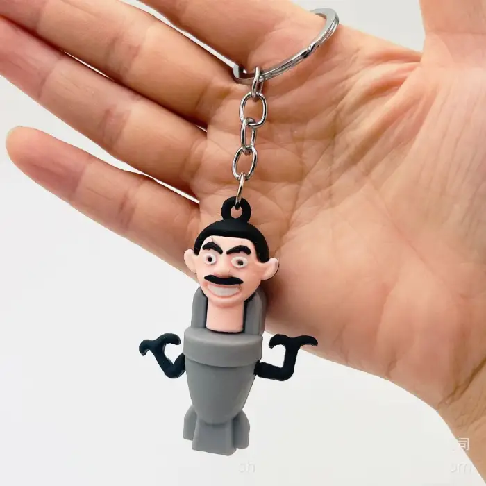 Hot Skibidi Toilet Acrylic Toy Keychain Cameraman Tv Man Skibidi Dop Yes Titans Camcordeman Móc Treo Đeo Thoại, Standee, Móc Khoá In Theo Yêu Cầu, Chất Liệu Mica Dày 4mm, Kích Thước 5.5 Cm, Có In Test Mẫu