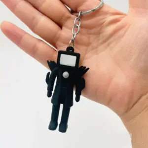 Hot Skibidi Toilet Acrylic Toy Keychain Cameraman Tv Man Skibidi Dop Yes Titans Camcordeman Móc Treo Đeo Thoại, Standee, Móc Khoá In Theo Yêu Cầu, Chất Liệu Mica Dày 4mm, Kích Thước 5.5 Cm, Có In Test Mẫu