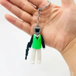 Hot Skibidi Toilet Acrylic Toy Keychain Cameraman Tv Man Skibidi Dop Yes Titans Camcordeman Móc Treo Đeo Thoại, Standee, Móc Khoá In Theo Yêu Cầu, Chất Liệu Mica Dày 4mm, Kích Thước 5.5 Cm, Có In Test Mẫu