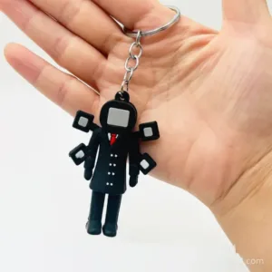 Hot Skibidi Toilet Acrylic Toy Keychain Cameraman Tv Man Skibidi Dop Yes Titans Camcordeman Móc Treo Đeo Thoại, Standee, Móc Khoá In Theo Yêu Cầu, Chất Liệu Mica Dày 4mm, Kích Thước 5.5 Cm, Có In Test Mẫu