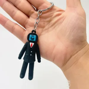 Hot Skibidi Toilet Acrylic Toy Keychain Cameraman Tv Man Skibidi Dop Yes Titans Camcordeman Móc Treo Đeo Thoại, Standee, Móc Khoá In Theo Yêu Cầu, Chất Liệu Mica Dày 4mm, Kích Thước 5.5 Cm, Có In Test Mẫu