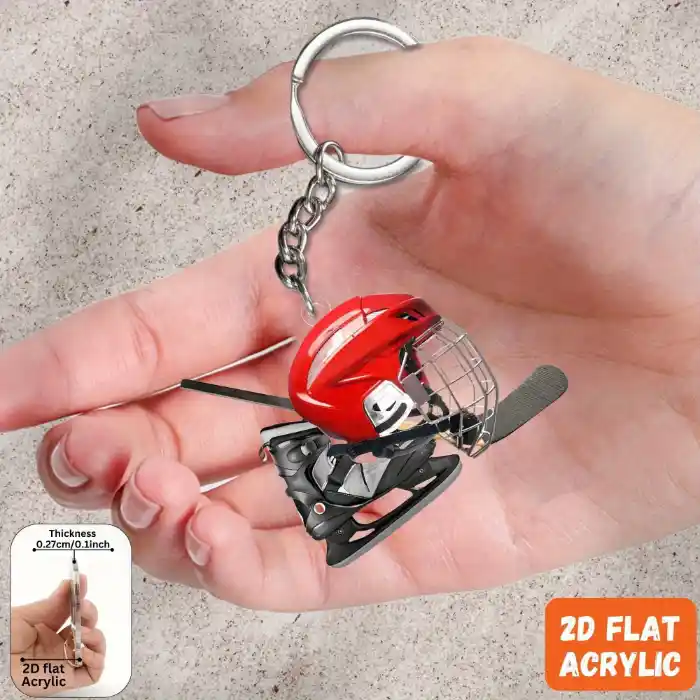 ice-hockey-gear-keychain2d-flat-acrylic-var2-1789642558270-728 Ice Hockey Gear Keychain,2d Flat Acrylic Pendant,hockey Themed Ornament Charms,hanging Móc Treo Đeo Thoại, Standee, Móc Khoá In Theo Yêu Cầu, Chất Liệu Mica Dày 4mm, Kích Thước 5.5 Cm, Có In Test Mẫu